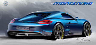 Porsche Cayman S op z'n Italiaans: StudioTorino Moncenisio