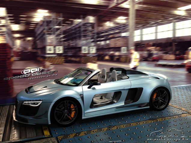 Speed Design toont PPI Razor Spyder-GTR op Monterey car weekend