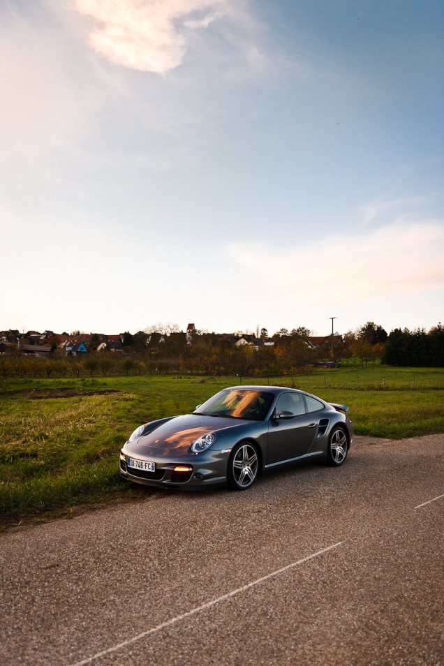 Fotoshoot: Porsche 997 Turbo in het prachtige landschap van de Alscace